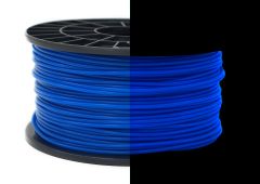 3D Drucker ABS 3.00 mm Printer Filament Spule Trommel Patrone Glow in dark Blau